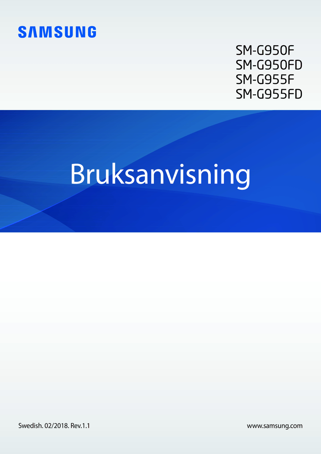 Samsung SM-G955FZKANEE, SM-G955FZIANEE, SM-G955FZSANEE, SM-G950FZVANEE, SM-G950FZIANEE, SM-G955FZVANEE manual Bruksanvisning 