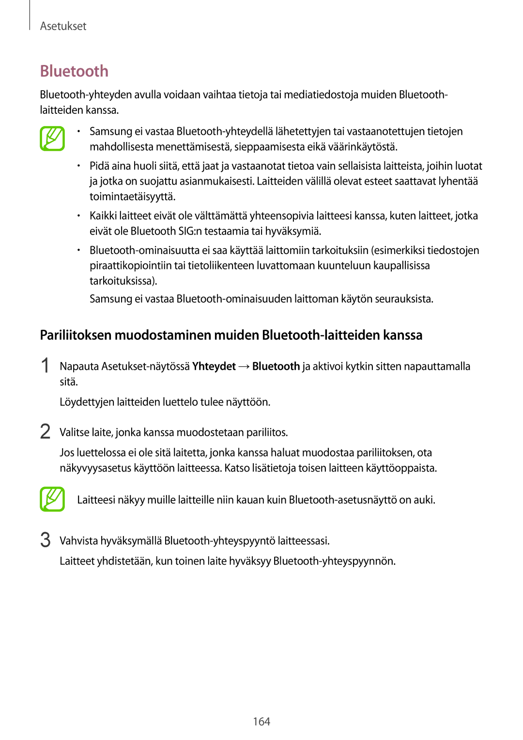 Samsung SM-G950FZVANEE, SM-G955FZIANEE, SM-G955FZKANEE, SM-G955FZSANEE, SM-G955FZVDNEE, SM-G950FZIANEE manual Bluetooth 