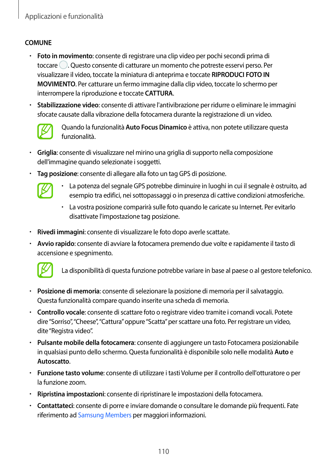 Samsung SM-G950FZSAITV, SM-G955FZSAITV, SM-G955FZVAITV, SM-G950FZKAITV, SM-G955FZKAITV, SM-G950FZVAITV manual 110 