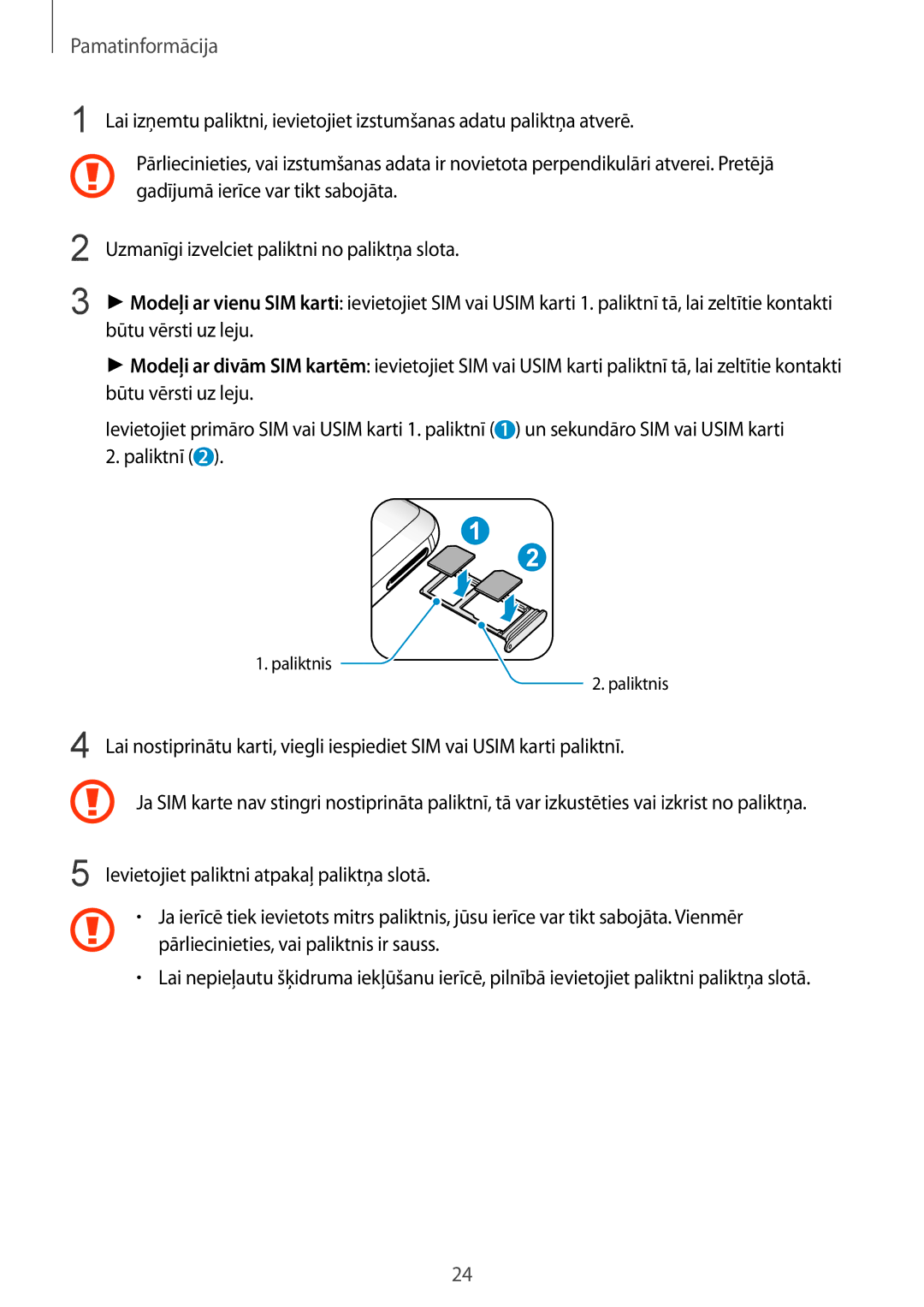 Samsung SM-G955FZKASEB, SM-G955FZSASEB, SM-G950FZSASEB, SM-G955FZVASEB, SM-G950FZVASEB, SM-G950FZIASEB manual Paliktnis 