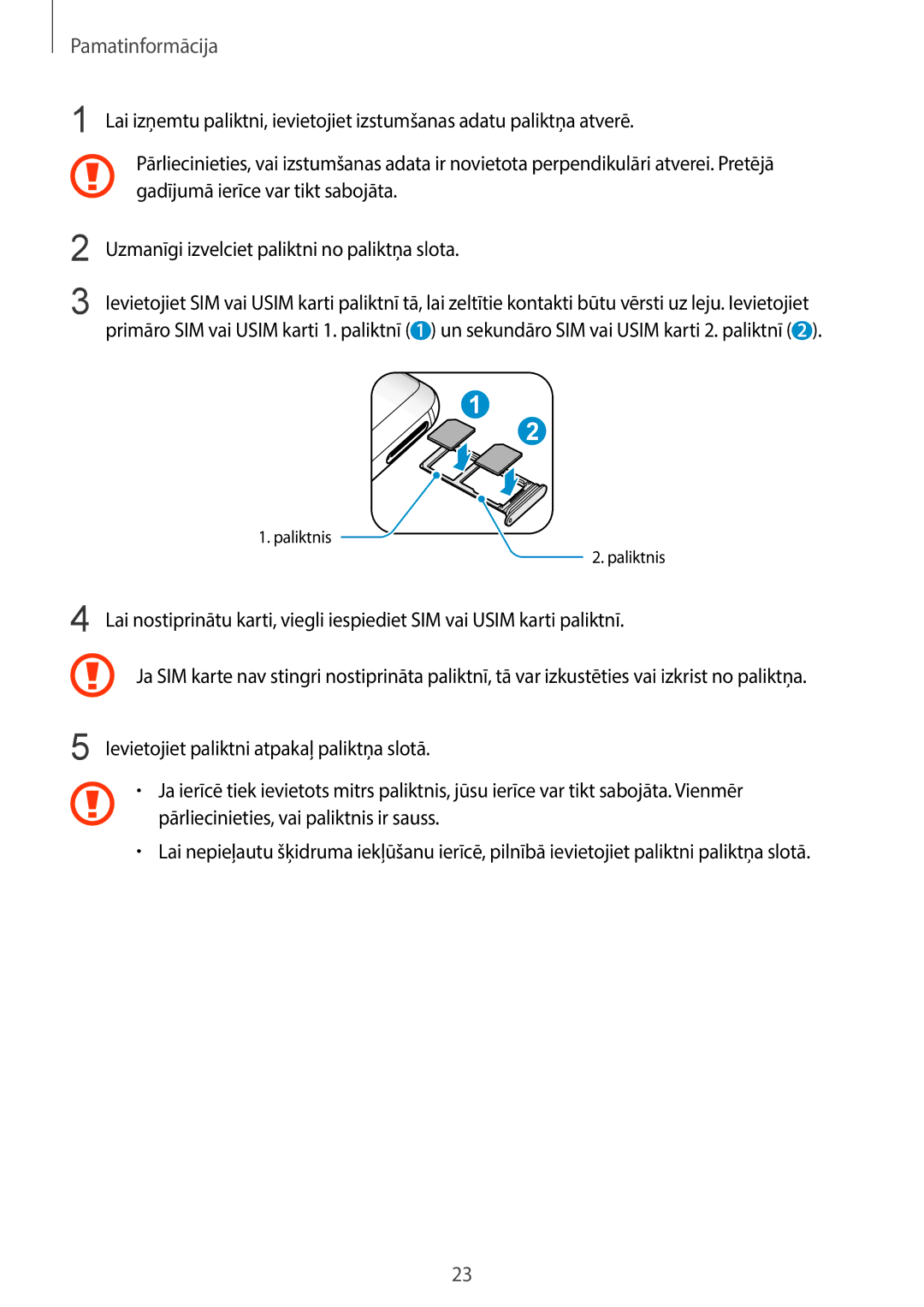 Samsung SM-G960FZPDSEB, SM-G960FZBDSEB, SM-G965FZKDSEB, SM-G965FZBDSEB, SM-G965FZPDSEB, SM-G960FZKDSEB manual Paliktnis 