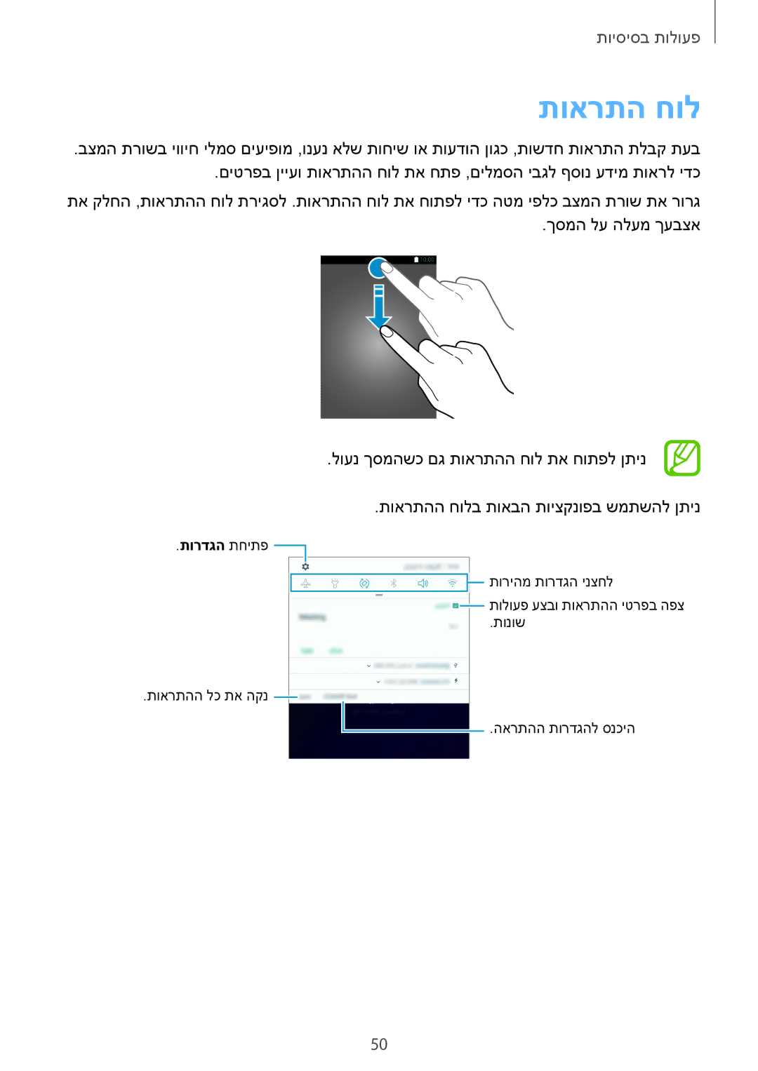 Samsung SM-G960FZPAILO, SM-G960FZKAILO, SM-G960FZAAILO, SM-G965FZKEILO, SM-G965FZAEILO manual תוארתה חול 