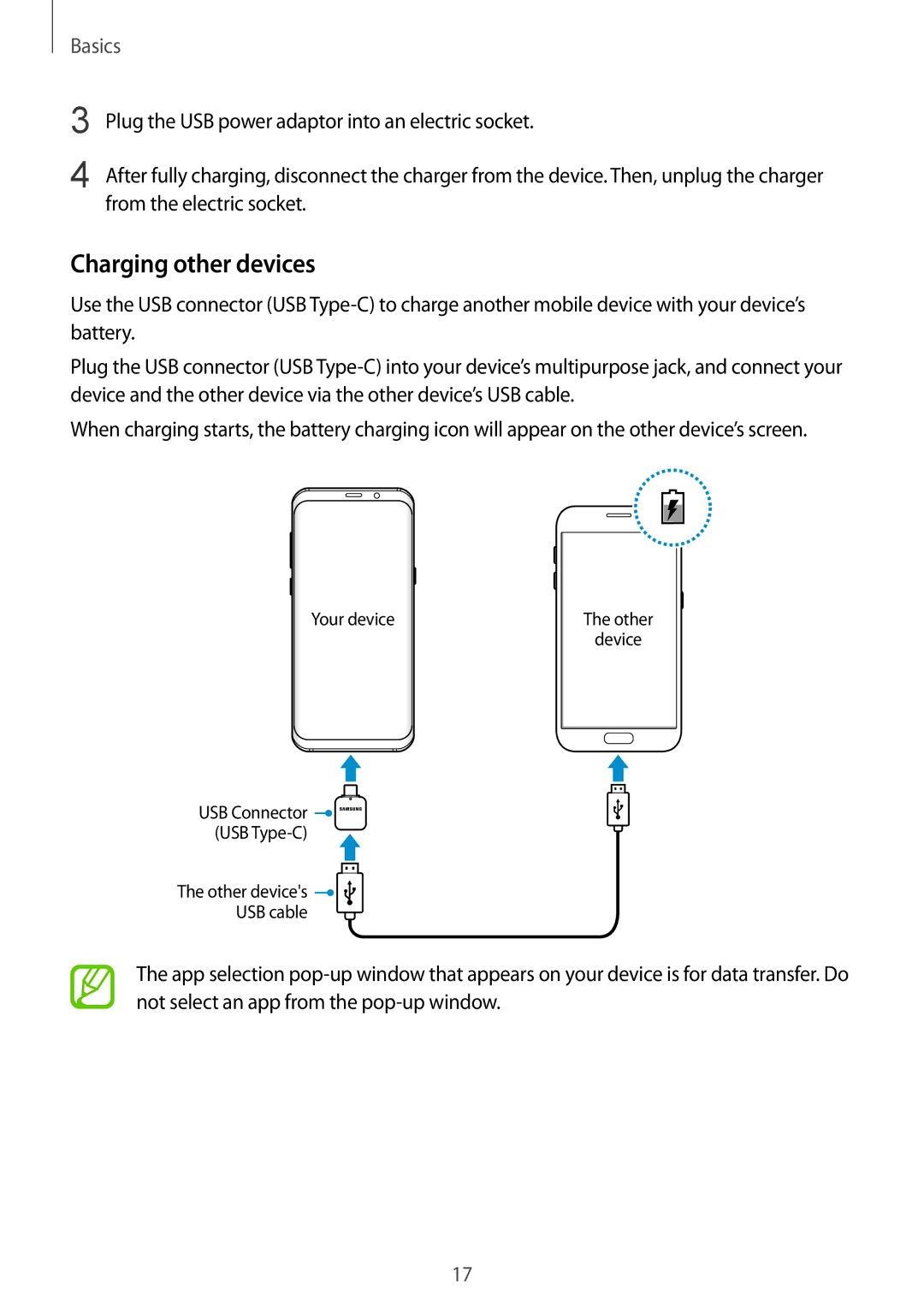 Samsung SM-G960FZPAFTM, SM-G960FZPDDBT, SM-G960FZAHDBT, SM-G960FZBDDBT, SM-G960FZBADBT, SM-G960FZPADBT Charging other devices 