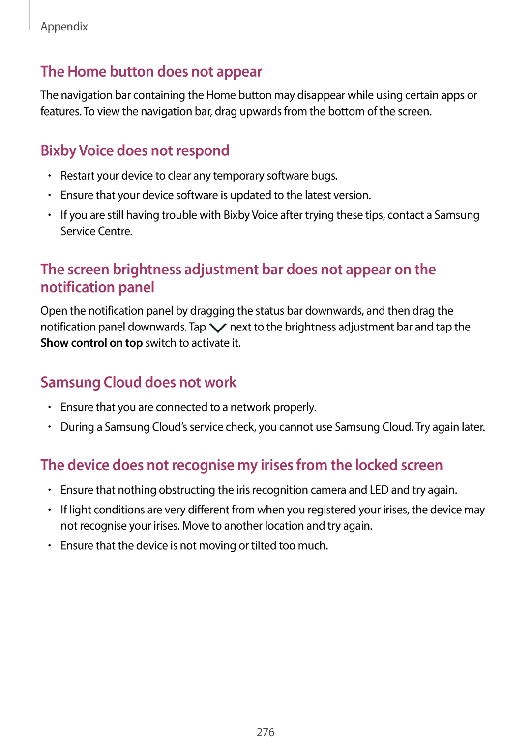 Samsung SM-G965FZPHDBT, SM-G960FZPDDBT Home button does not appear, Ensure that you are connected to a network properly 