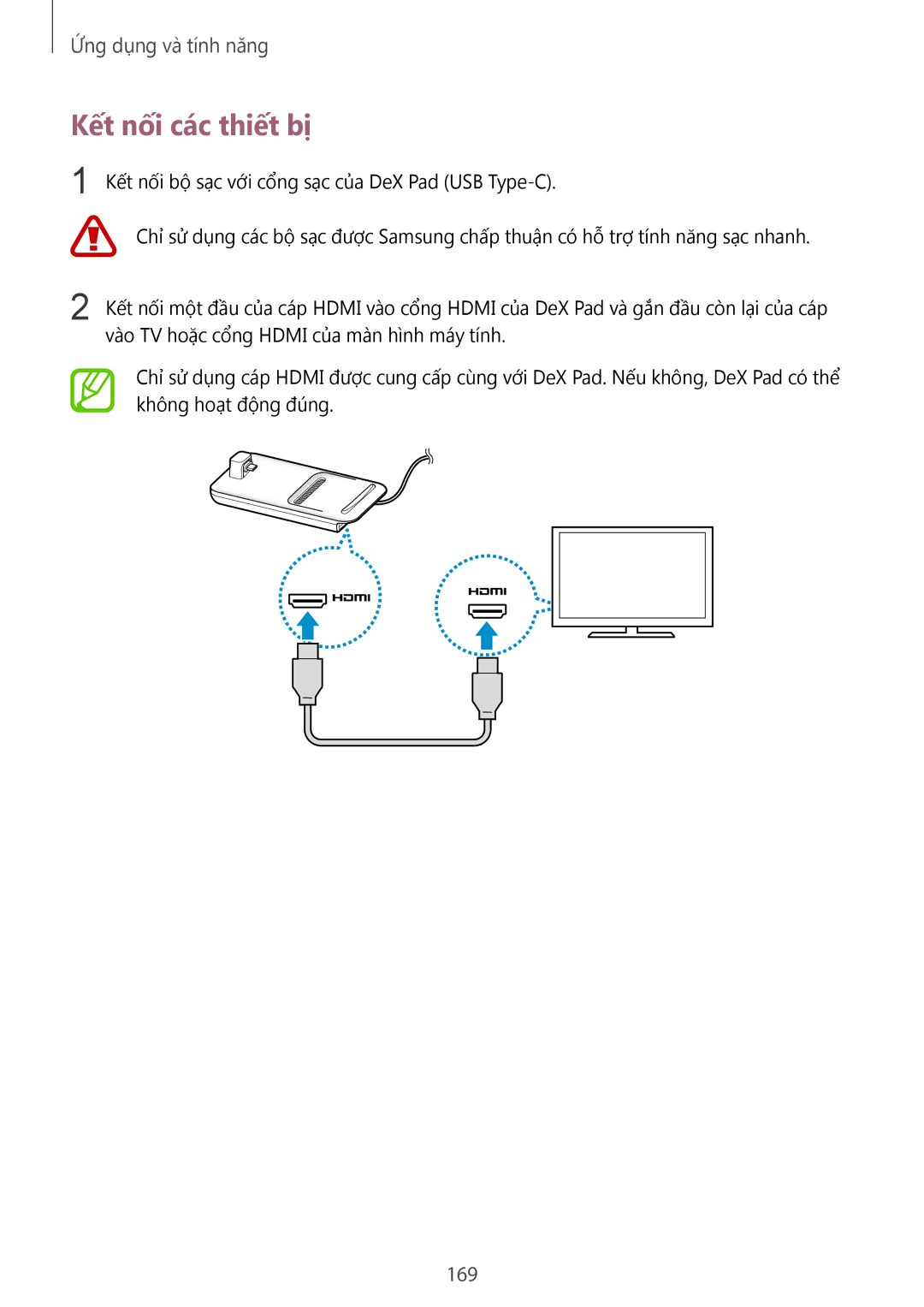 Samsung SM-G965FZKGXXV, SM-G965FZKDXXV, SM-G965FZBDXXV, SM-G965FZPDXXV manual Kết nối các thiết bị, 169 