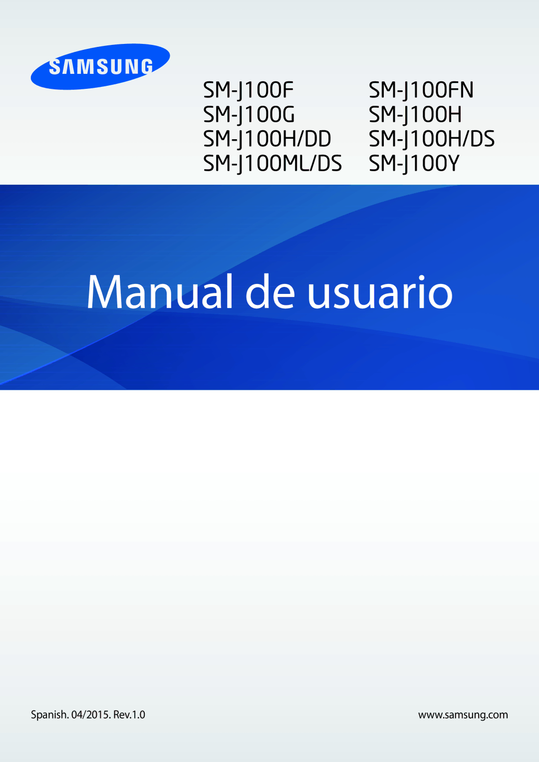 Samsung SM-J100HZWAPHE manual Manual de usuario 