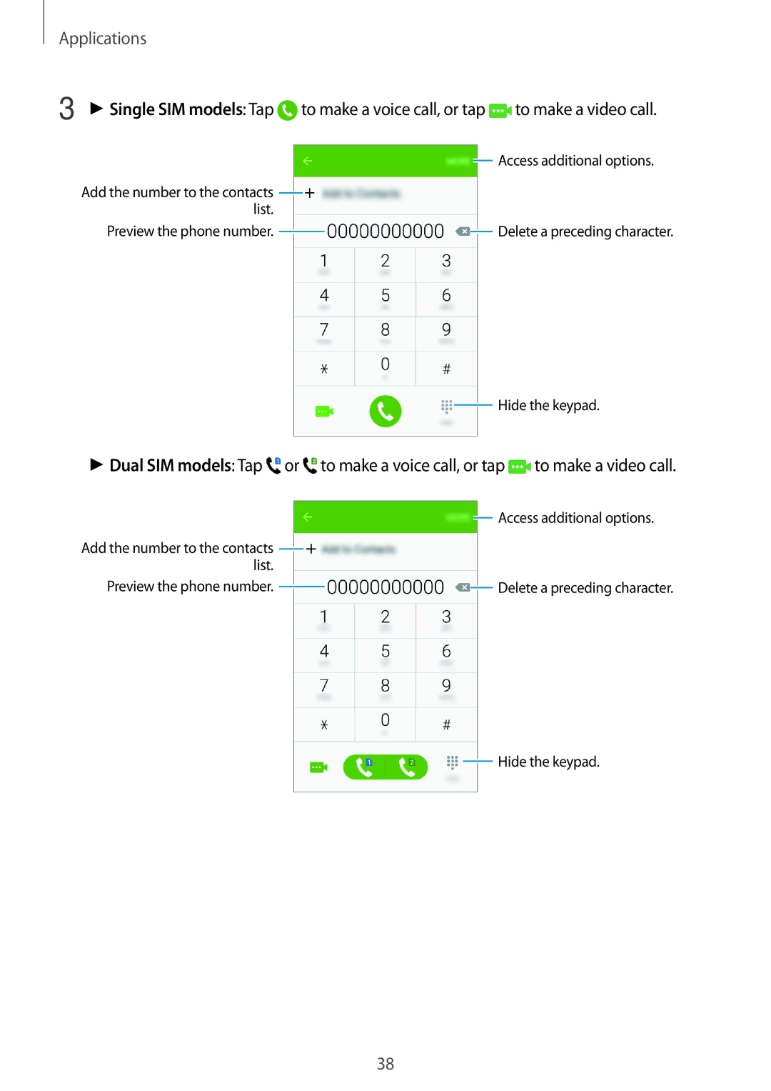 Samsung SM-J105BZWLXXV, SM-J105BZKLXXV, SM-J105BZDLXXV manual To make a video call 