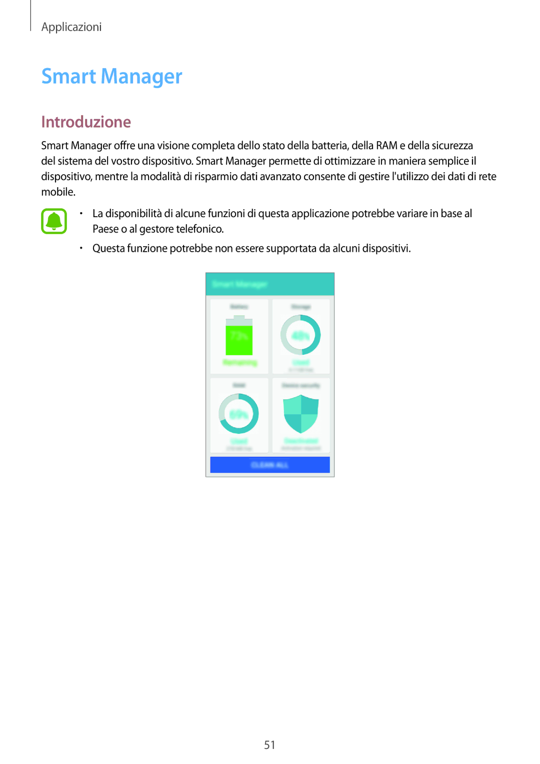 Samsung SM-J120FZKNITV, SM-J120FZDNITV, SM-J120FZWNITV manual Smart Manager 