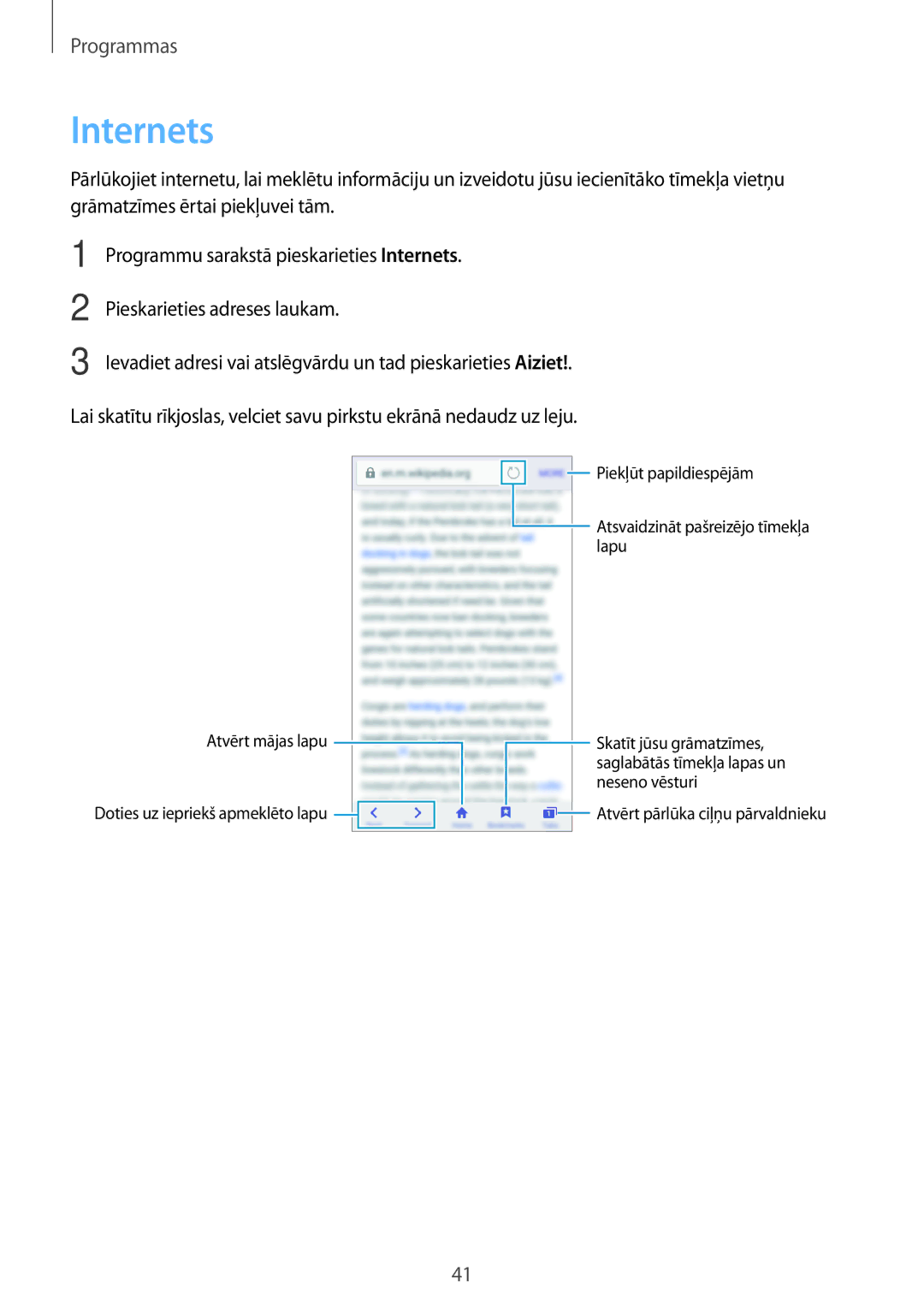 Samsung SM-J120FZDNSEB, SM-J120FZKNSEB manual Internets 