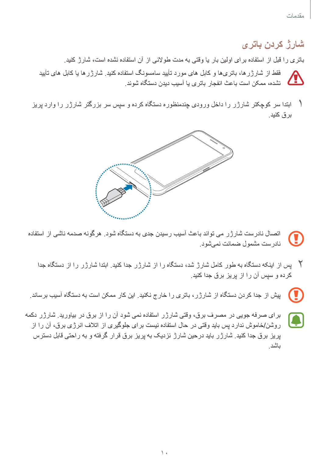 Samsung SM-J120HZDDKSA, SM-J120HZKDKSA, SM-J120FZDDKSA, SM-J120FZKDKSA, SM-J120HZWDKSA manual یرتاب ندرک ژراش 