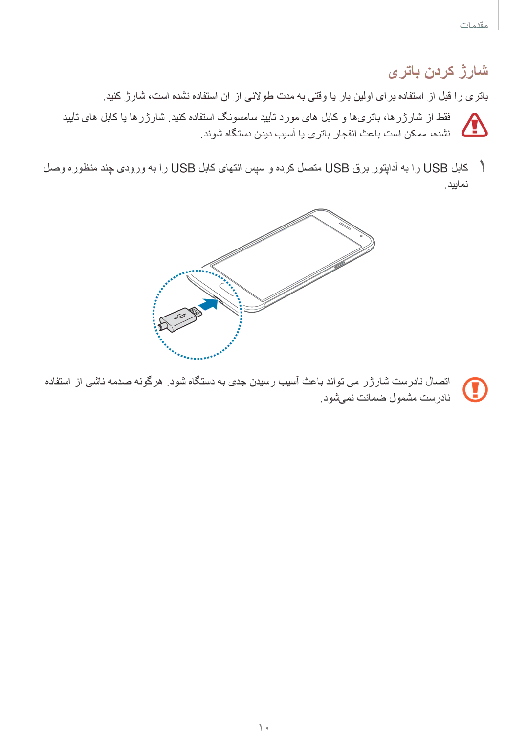 Samsung SM-J320FZDDKSA, SM-J320FZWDKSA, SM-J320FZKDKSA manual یرتاب ندرک ژراش 