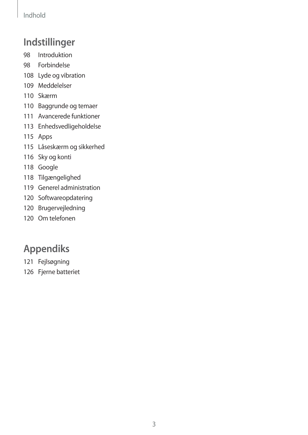 Samsung SM-J330FZDDNEE, SM-J330FZKDNEE, SM-J330FZSDNEE manual Appendiks 