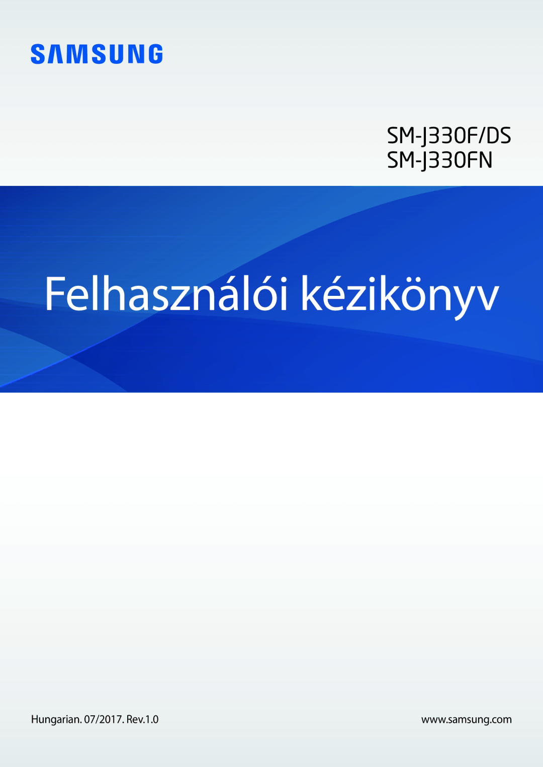 Samsung SM-J330FZSDXEH, SM-J330FZDDXEH, SM-J330FZKDXEH, SM-J330FZKNTMH, SM-J330FZDNTMH manual Felhasználói kézikönyv 