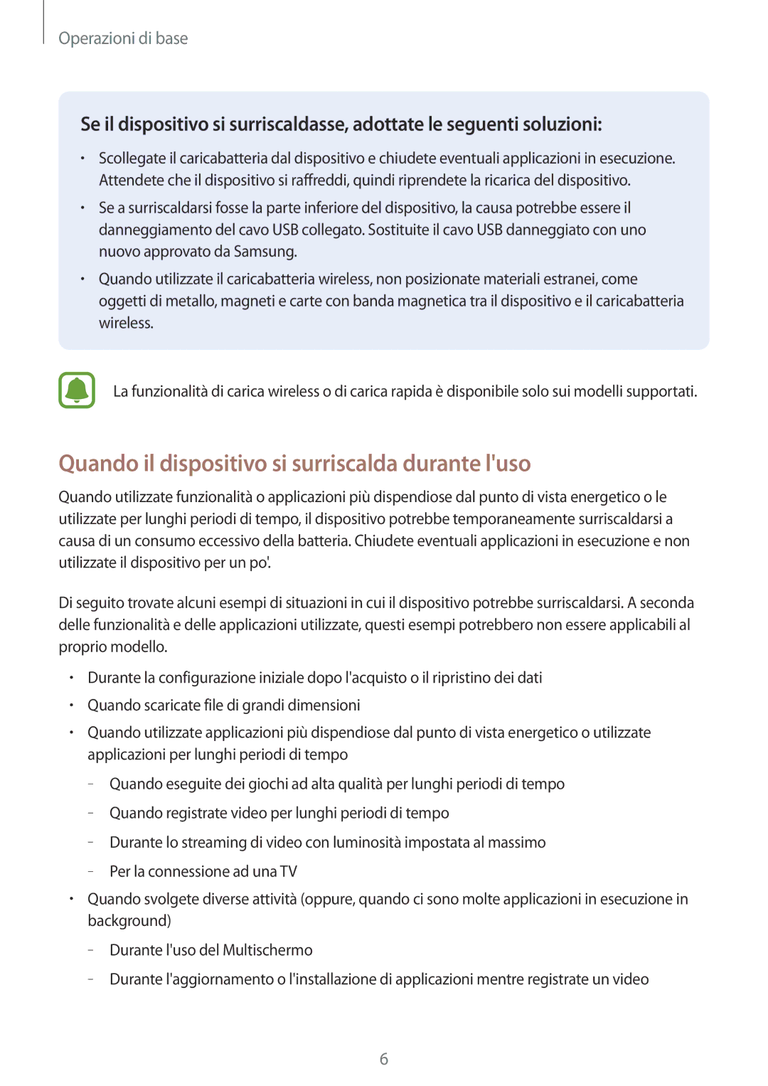 Samsung SM-J330FZKDITV, SM-J330FZSNITV, SM-J330FZDDITV, SM-J330FZSDITV Quando il dispositivo si surriscalda durante luso 