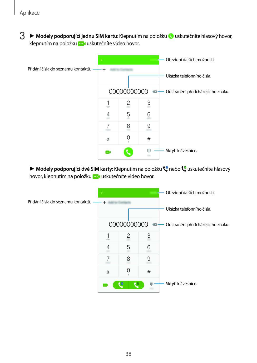 Samsung SM-J500FZKDETL, SM-J500FZKDXEO, SM-J500FZKDEUR, SM-J500FZWDXEH manual Klepnutím na položku Uskutečníte video hovor 