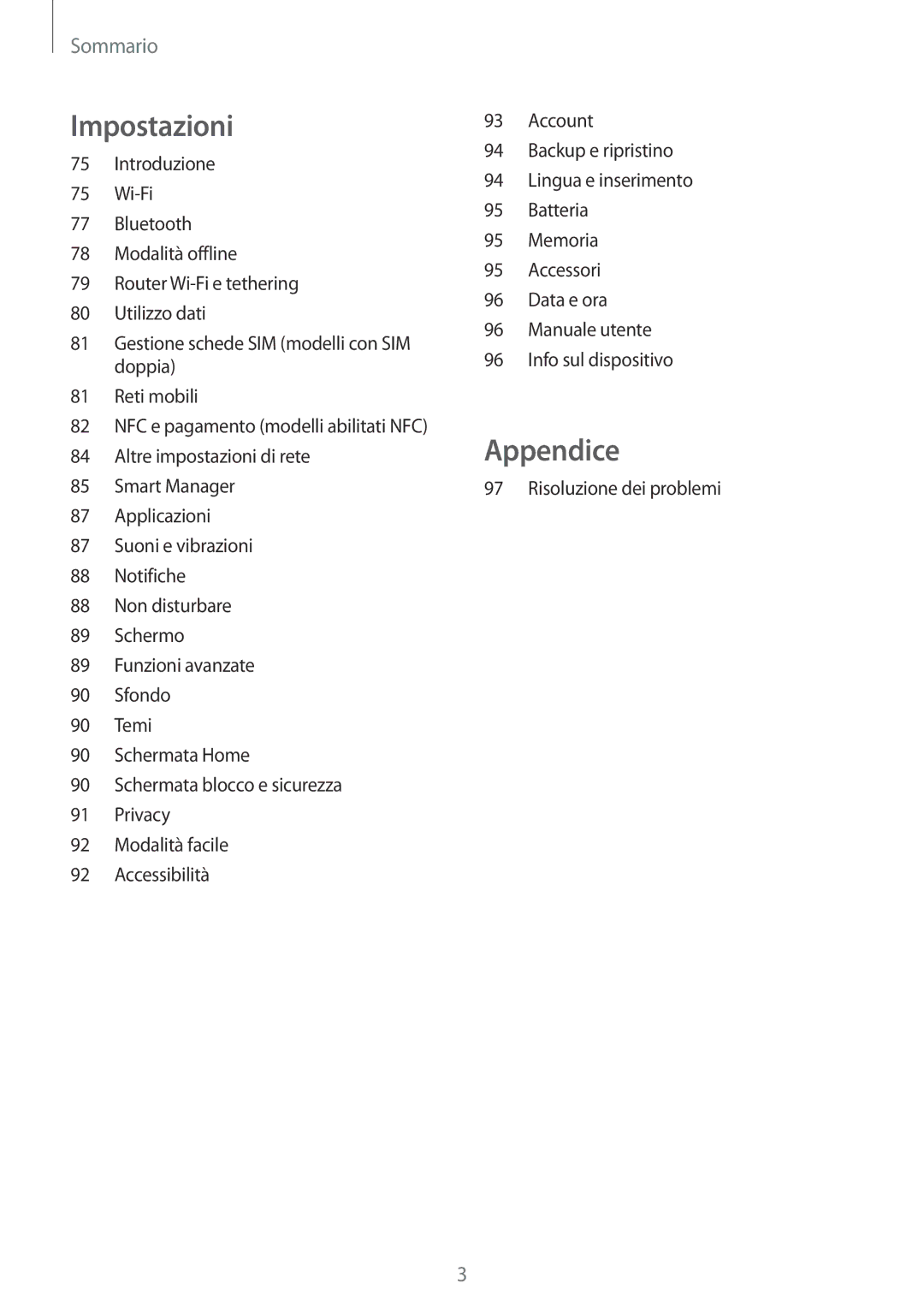 Samsung SM-J500FZKDXEH, SM-J500FZKDXEO, SM-J500FZWDAUT, SM-J500FZWDXEO, SM-J500FZKAITV, SM-J500FZDAITV manual Appendice 