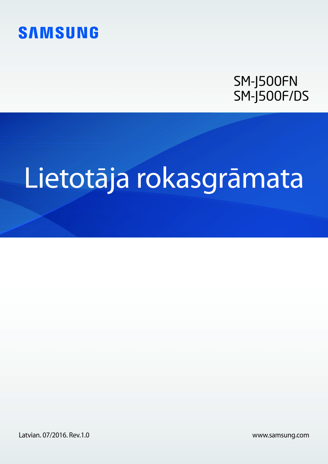 Samsung SM-J500FZWASEB manual Lietotāja rokasgrāmata 