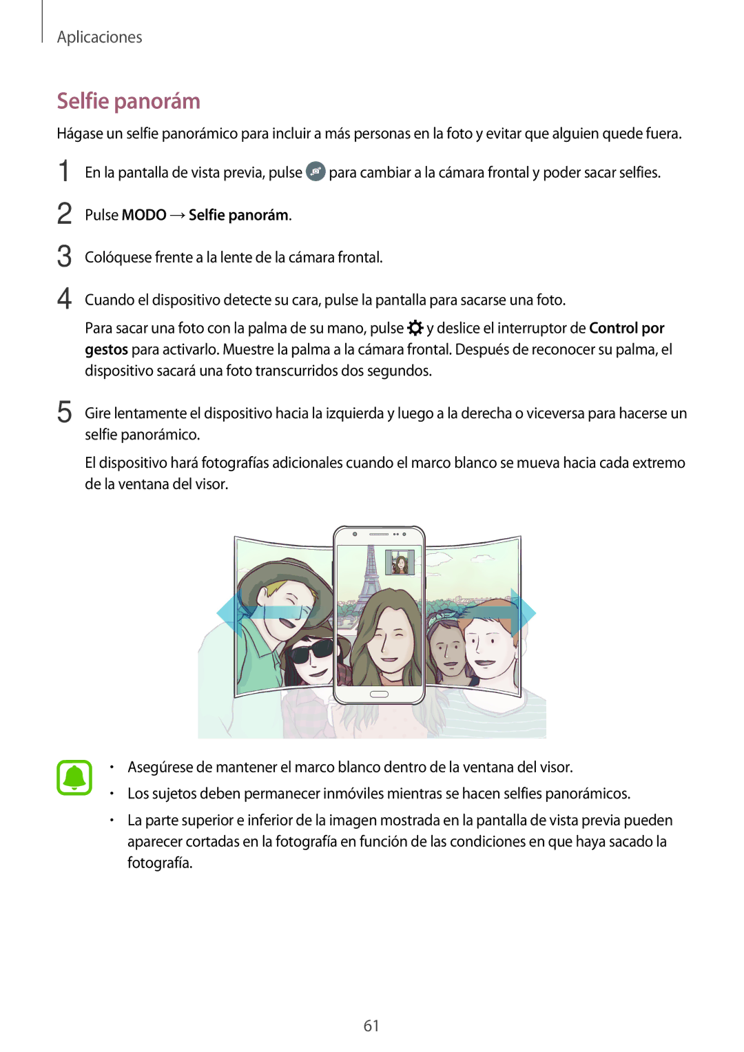 Samsung SM-J500FZKAPHE, SM-J500FZWDTPH, SM-J500FZKDTPH, SM-J500FZDDTPH, SM-J500FZKDMWD manual Pulse Modo →Selfie panorám 