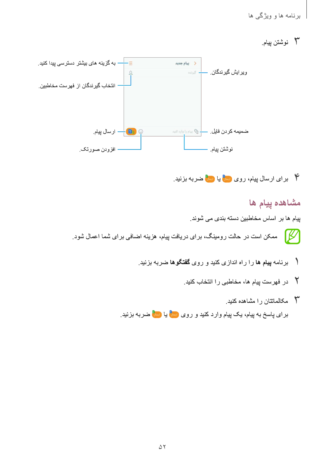 Samsung SM-J510FZWDKSA, SM-J510FZDDKSA, SM-J510FZKDKSA manual اه مایپ هدهاشم 