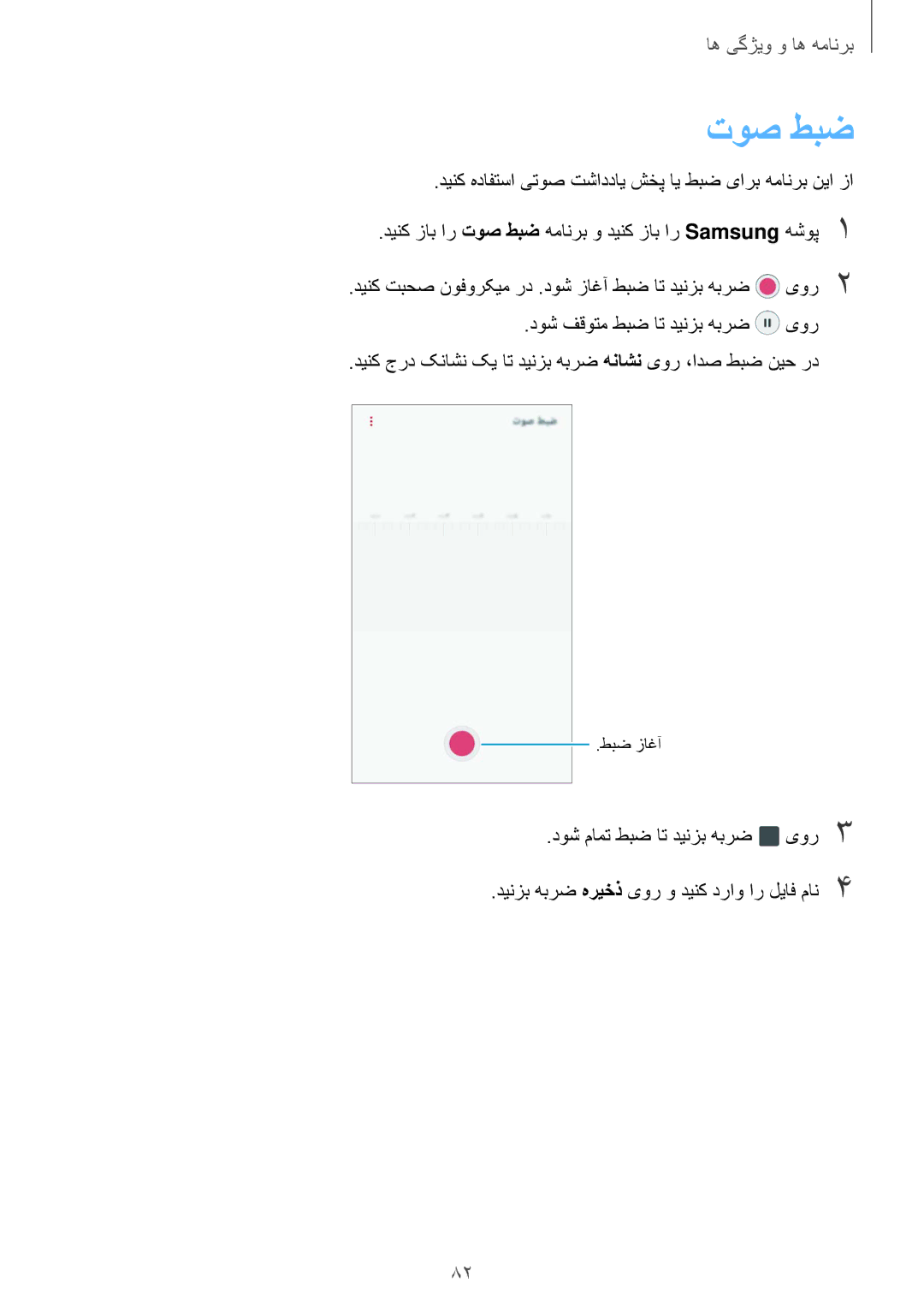 Samsung SM-J510FZWDKSA, SM-J510FZDDKSA, SM-J510FZKDKSA توص طبض, دینک هدافتسا یتوص تشاددای شخپ ای طبض یارب همانرب نیا زا 