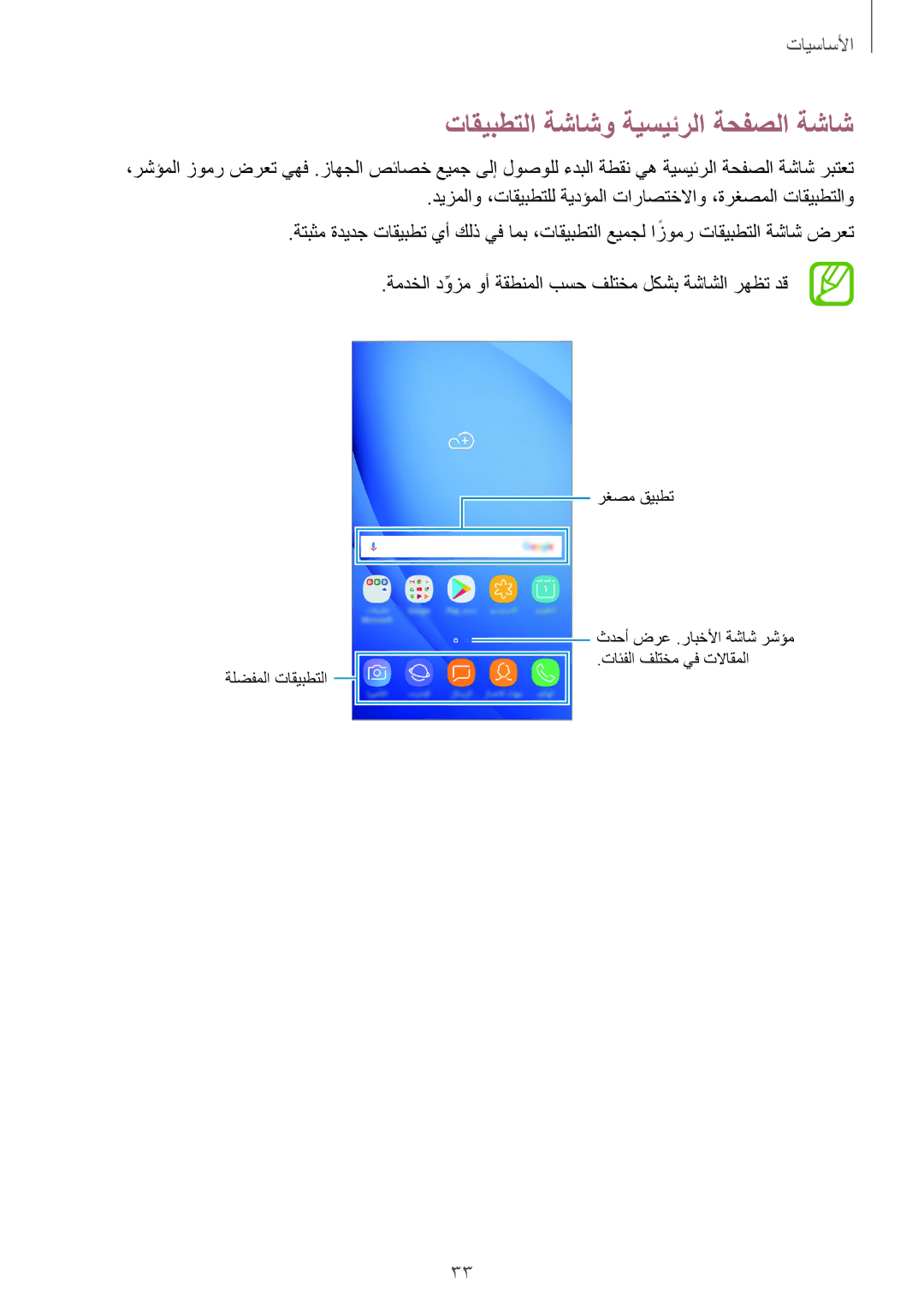 Samsung SM-J510FZWDKSA, SM-J510FZDDKSA, SM-J710FZKDKSA manual ةمدخلا دوزمِّ وأ ةقطنملا بسح فلتخم لكشب ةشاشلا رهظت دق 