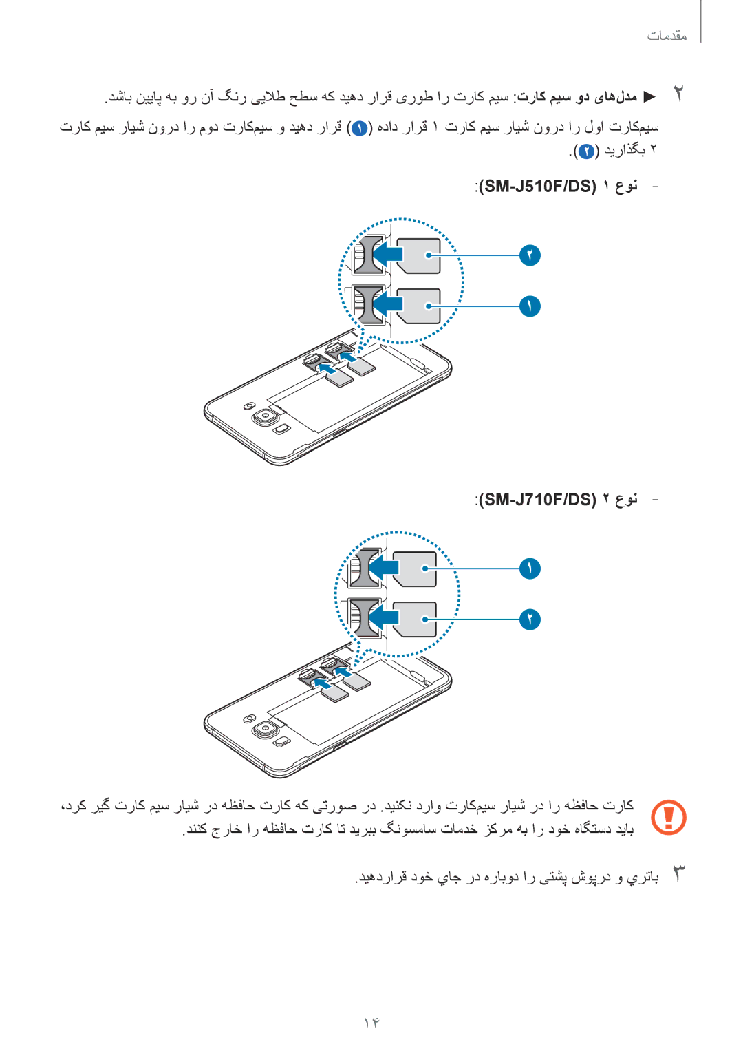 Samsung SM-J710FZDDKSA, SM-J510FZDDKSA, SM-J710FZKDKSA, SM-J510FZWDKSA, SM-J710FZWDKSA SM-J510F/DS 1 عون SM-J710F/DS 2 عون 