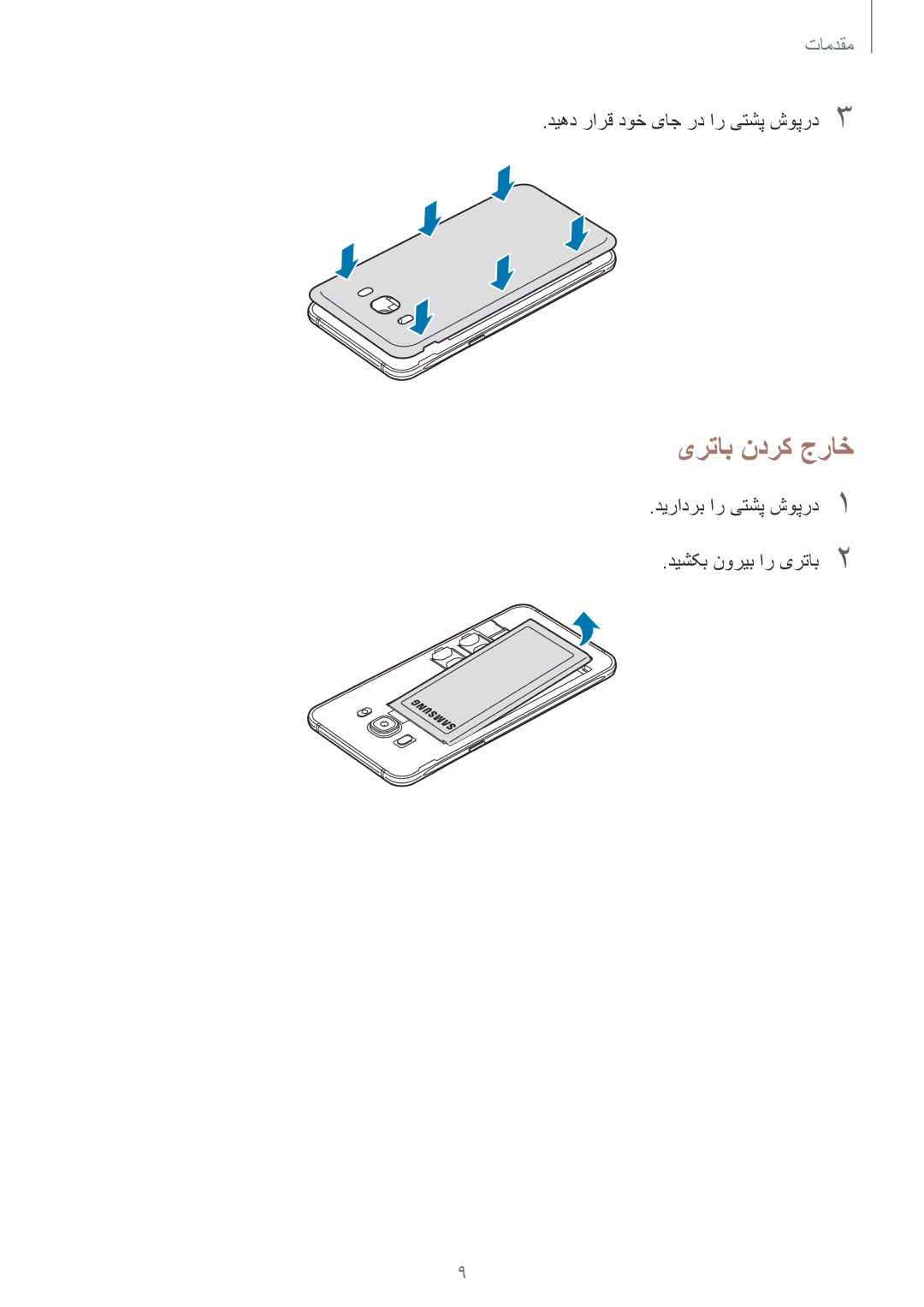 Samsung SM-J510FZWDKSA, SM-J510FZDDKSA, SM-J710FZKDKSA, SM-J710FZDDKSA, SM-J710FZWDKSA, SM-J510FZKDKSA manual یرتاب ندرک جراخ 