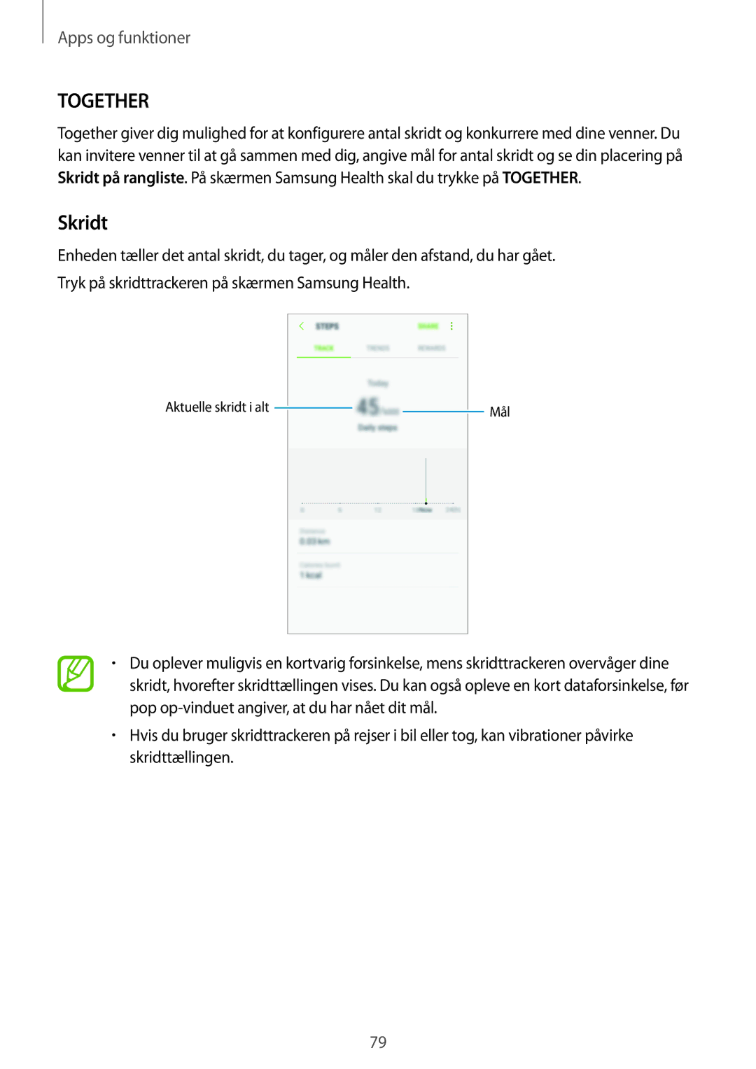 Samsung SM-J510FZDNNEE, SM-J510FZKUNEE, SM-J510FZKNNEE, SM-J510FZWNNEE manual Together, Skridt 