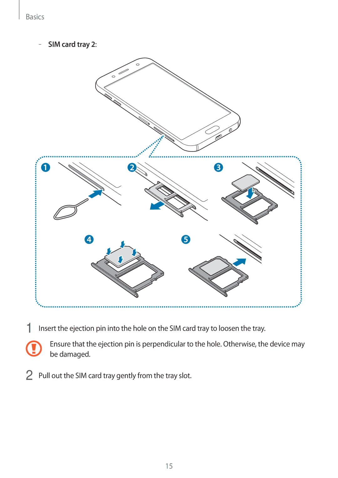 Samsung SM-J530FZSDDBT, SM-J530FZDATCL, SM-J530FZSAEUR, SM-J530FZSADDE, SM-J530FZKAEUR, SM2J530FZKADDE manual Be damaged 