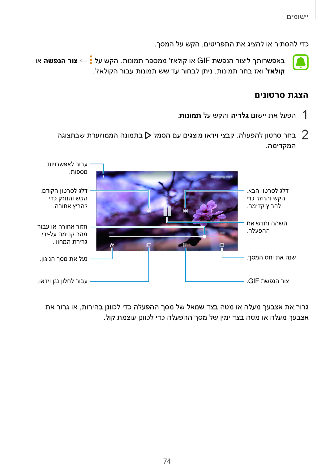 Samsung SM-J701FZSEILO, SM-J701FZKEILO, SM-J701FZDEILO manual םינוטרס תגצה 