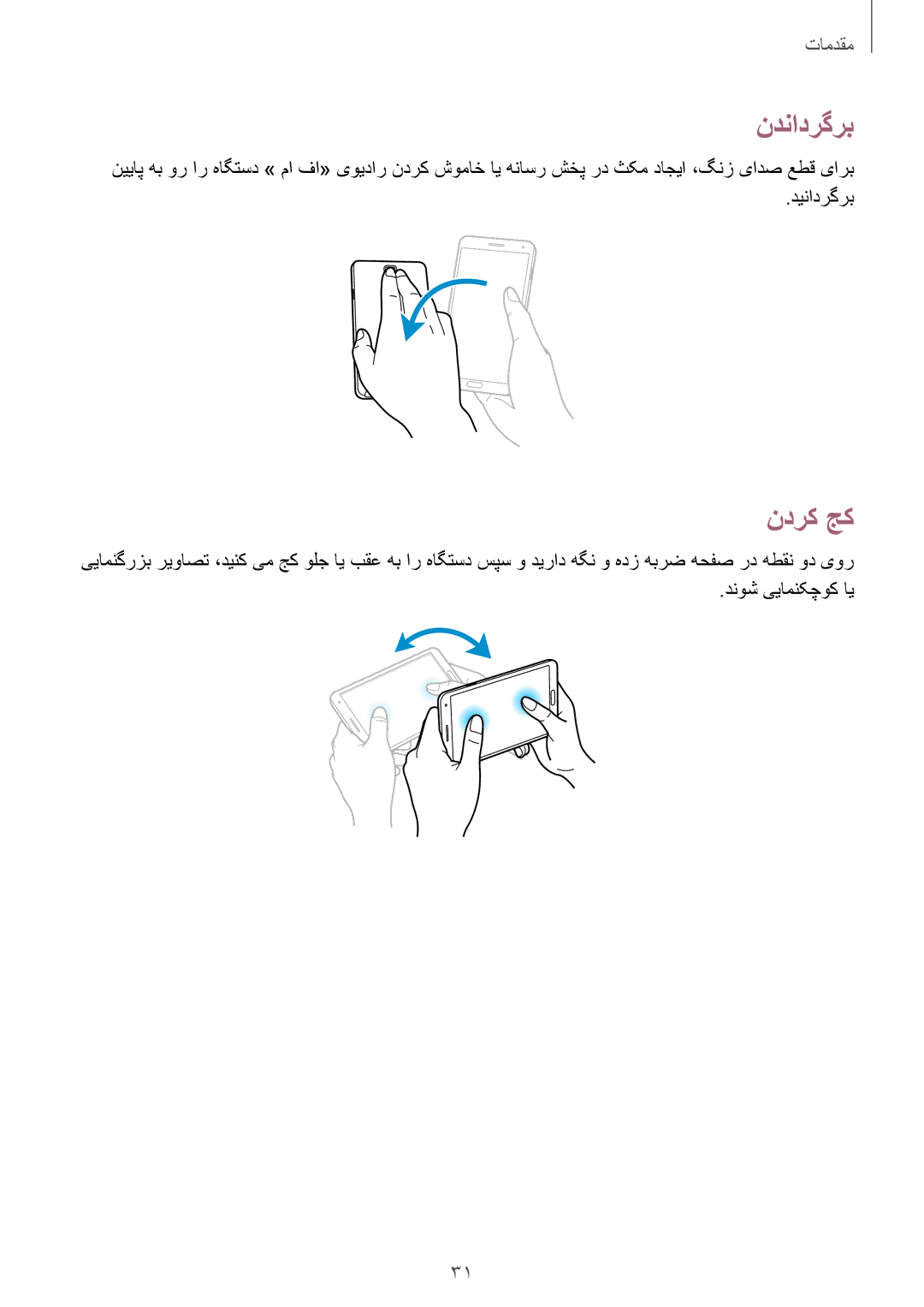 Samsung SM-N7502ZWAXFE, SM-N7502ZGATHR, SM-N7502ZGAXSG, SM-N7502ZKAACR, SM-N7502ZKAAFR, SM-N7502ZKALYS manual ندنادرگرب, ندرک جک 