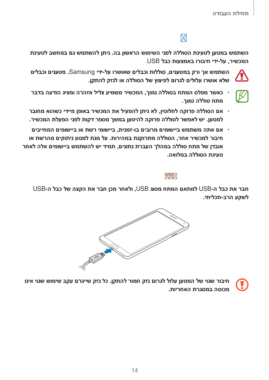 Samsung SM-N7505ZWAILO, SM-N7505ZWASEE, SM-N7505ZGASEE, SM-N7505ZWAPCL, SM-N7505ZKAILO manual הללוסה תניעט, ןעטמה תועצמאב הניעט 