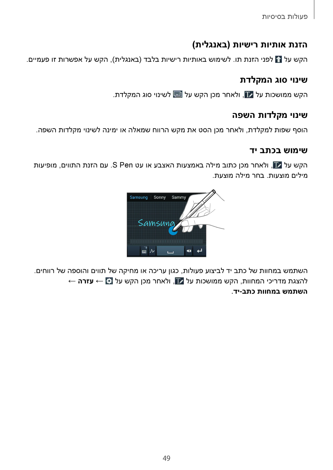 Samsung SM-N7505ZWACEL תילגנאב תוישיר תויתוא תנזה, תדלקמה גוס יוניש, הפשה תודלקמ יוניש, די בתכב שומיש, די-בתכ תווחמב שמתשה 