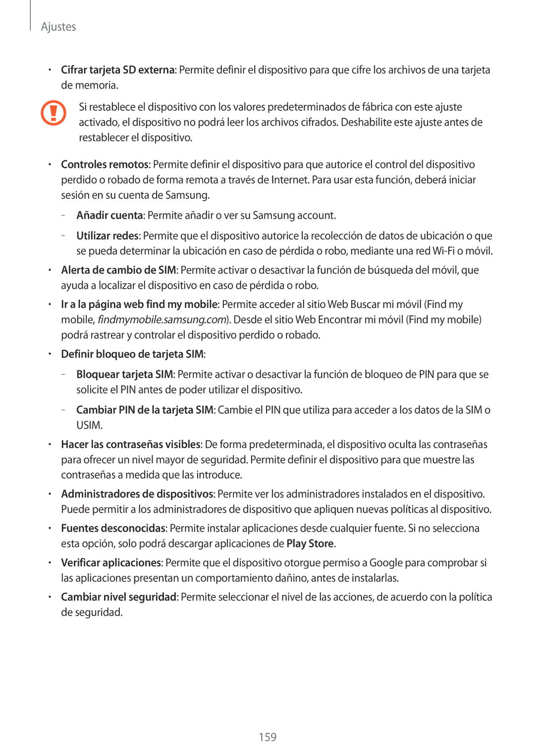 Samsung SM-N7505ZWAPHE, SM-N7505ZWATPH, SM-N7505ZWGXEF, SM-N7505ZKAITV, SM-N7505ZWAITV manual Definir bloqueo de tarjeta SIM 