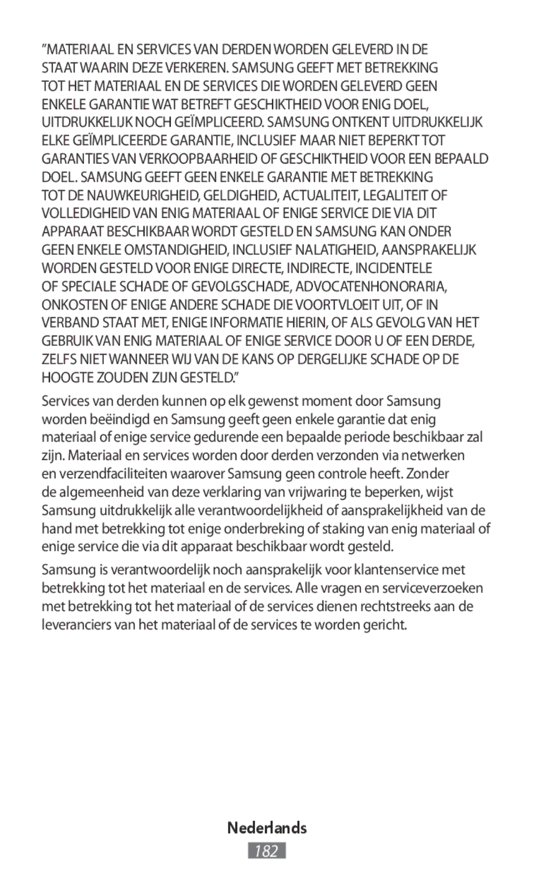 Samsung SM-N9000ZIEXXV, SM-N9000WDEXXV, SM-N9000ZKEXXV, SM-N9000ZWEXXV manual Nederlands 