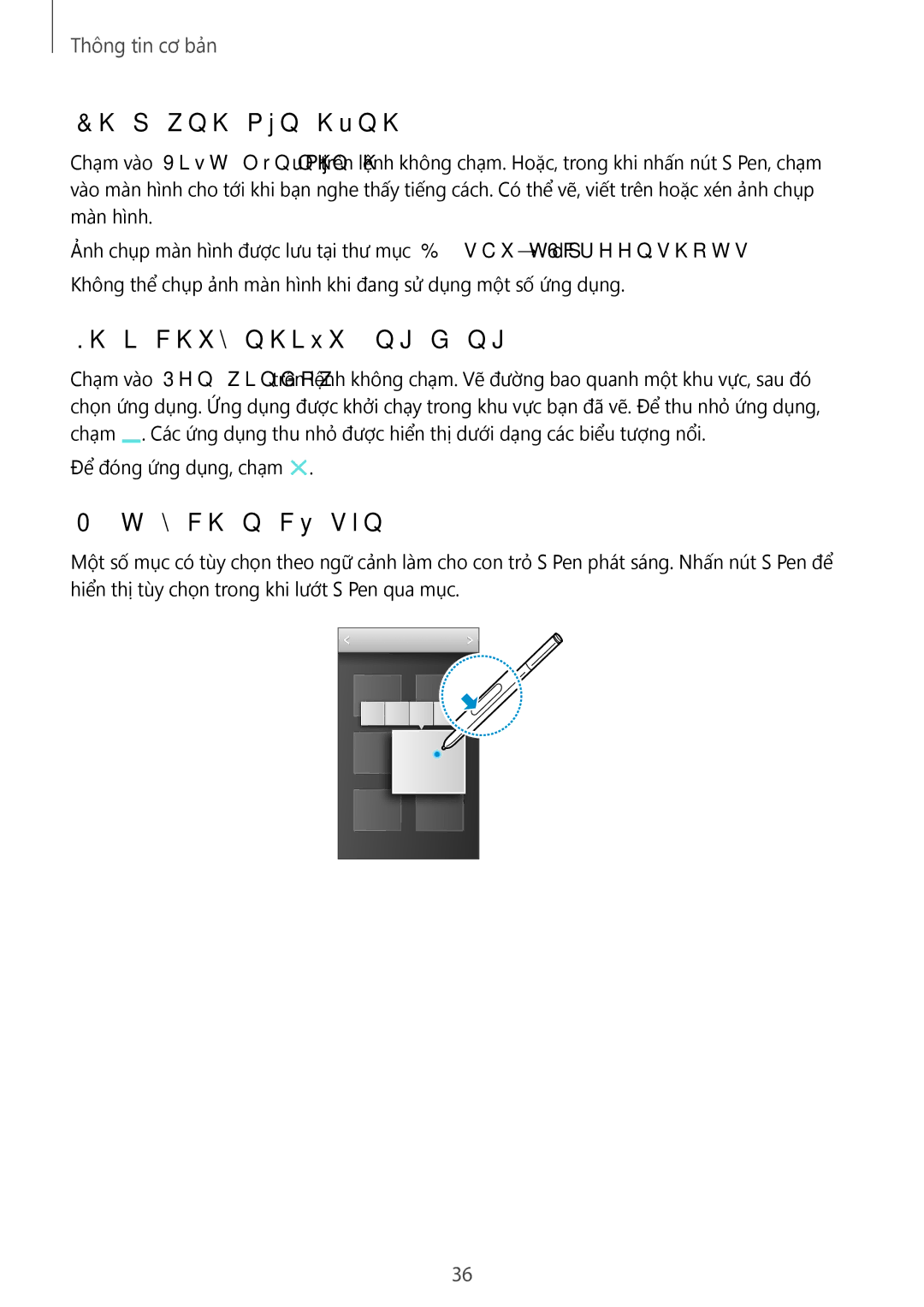 Samsung SM-N9000WDEXXV, SM-N9000ZKEXXV, SM-N9000ZWEXXV manual Chụp ảnh màn hình, Khởi chạy nhiều ứng dụng, Mở tùy chọn có sẵn 