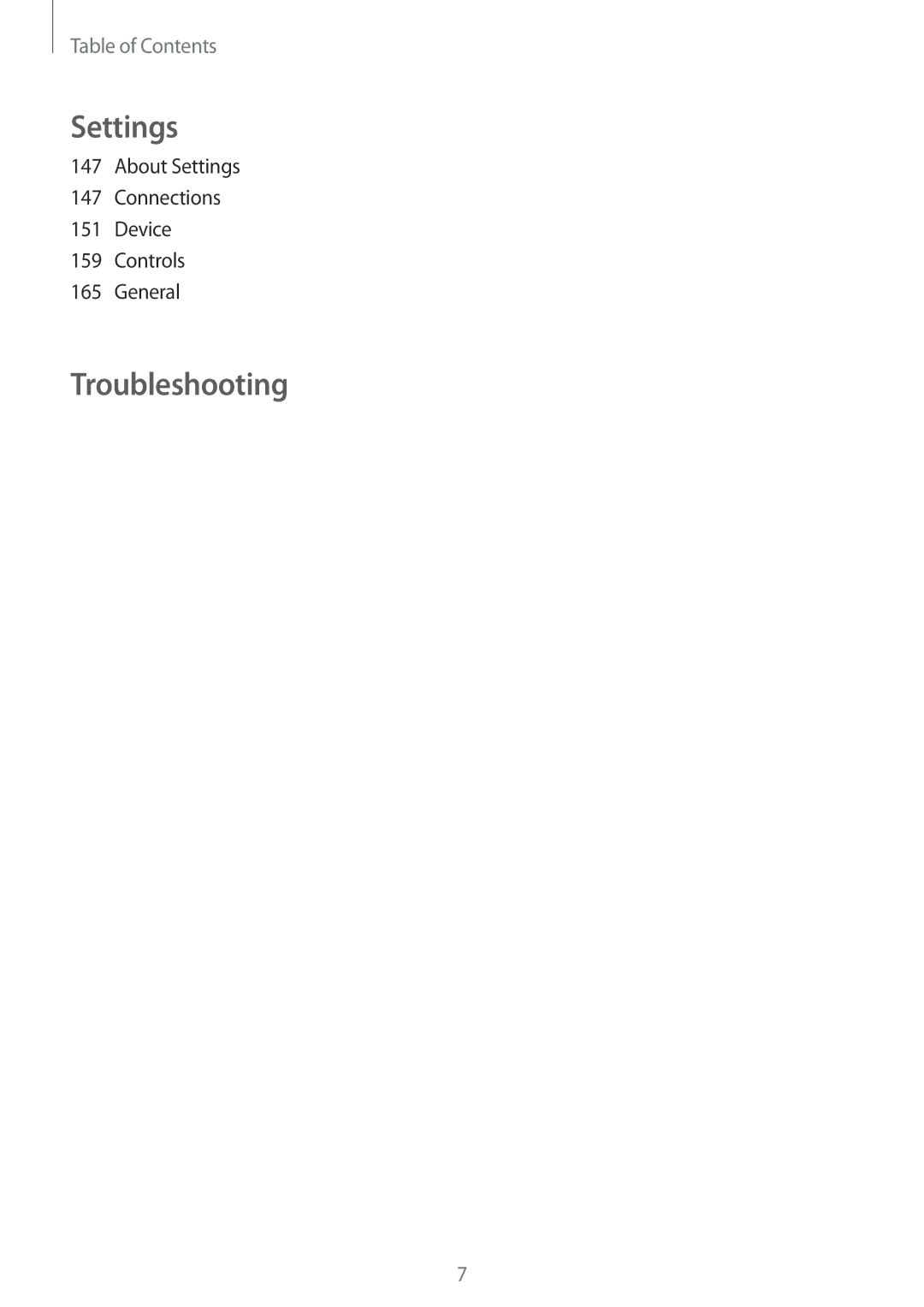 Samsung SM-N9005 user manual About Settings Connections Device Controls General 