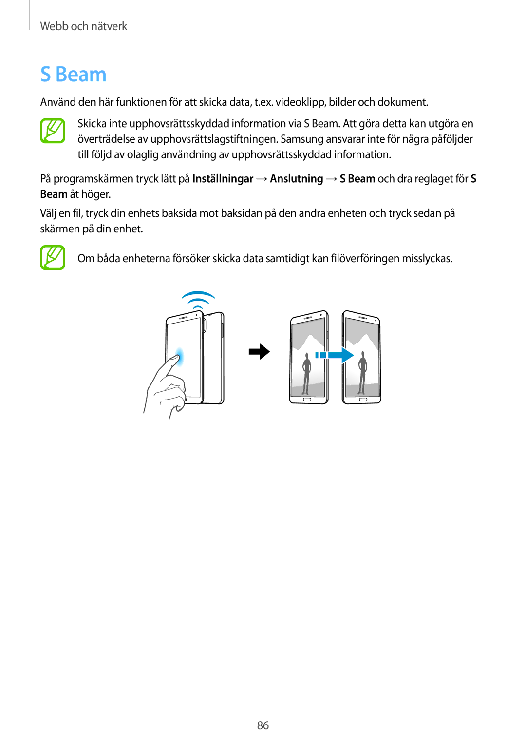 Samsung SM-N9005ZIENEE, SM-N9005WDENEE, SM-N9005ZKENEE, SM-N9005BDENEE, SM-N9005ZWENEE, SM-N9005ZRENEE manual Beam 