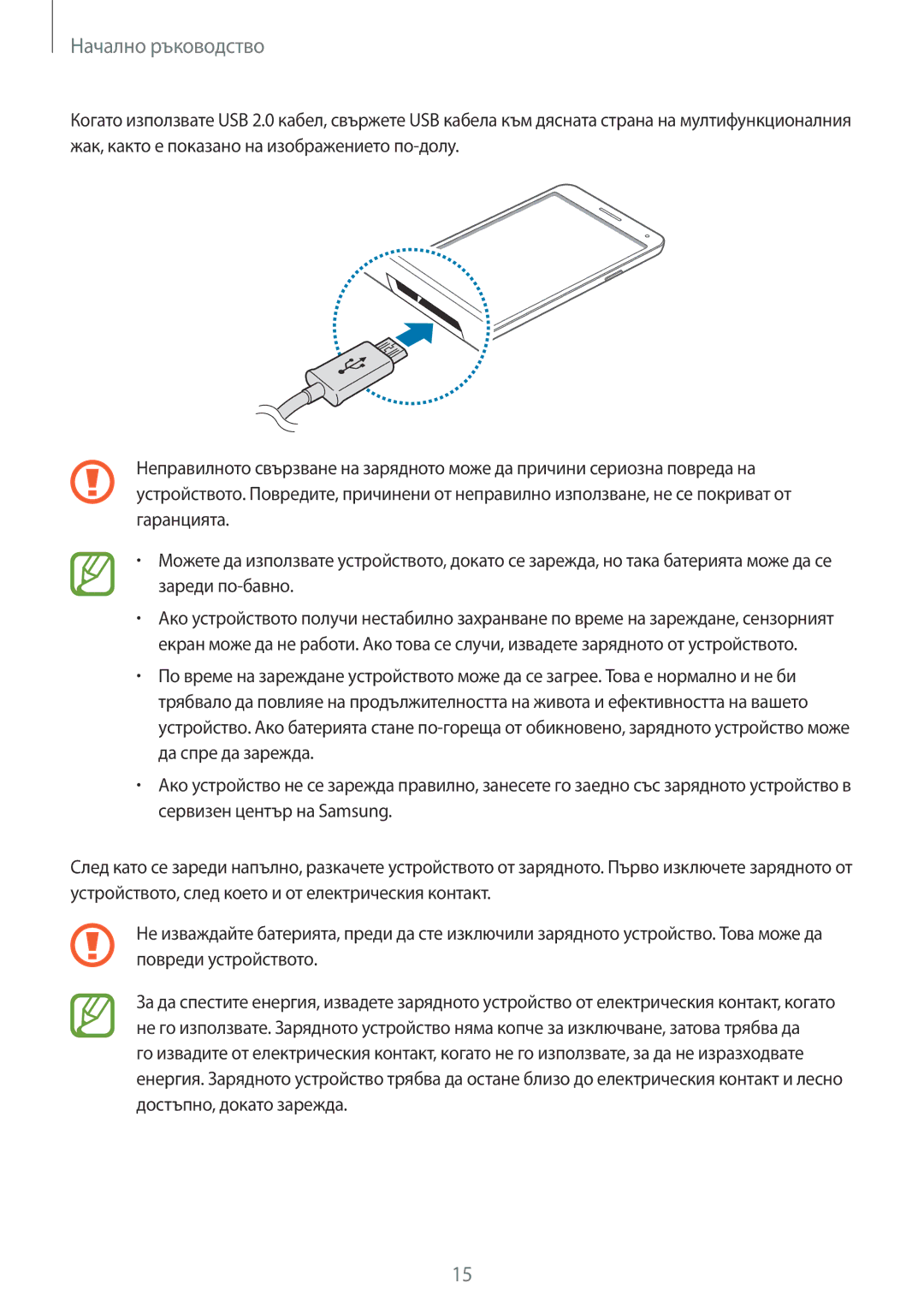 Samsung SM-N9005ZWEVVT, SM-N9005ZKEBGL, SM-N9005ZKEMTL, SM-N9005ZIEGBL, SM-N9005ZWEMTL, SM-N9005ZKEVVT Начално ръководство 