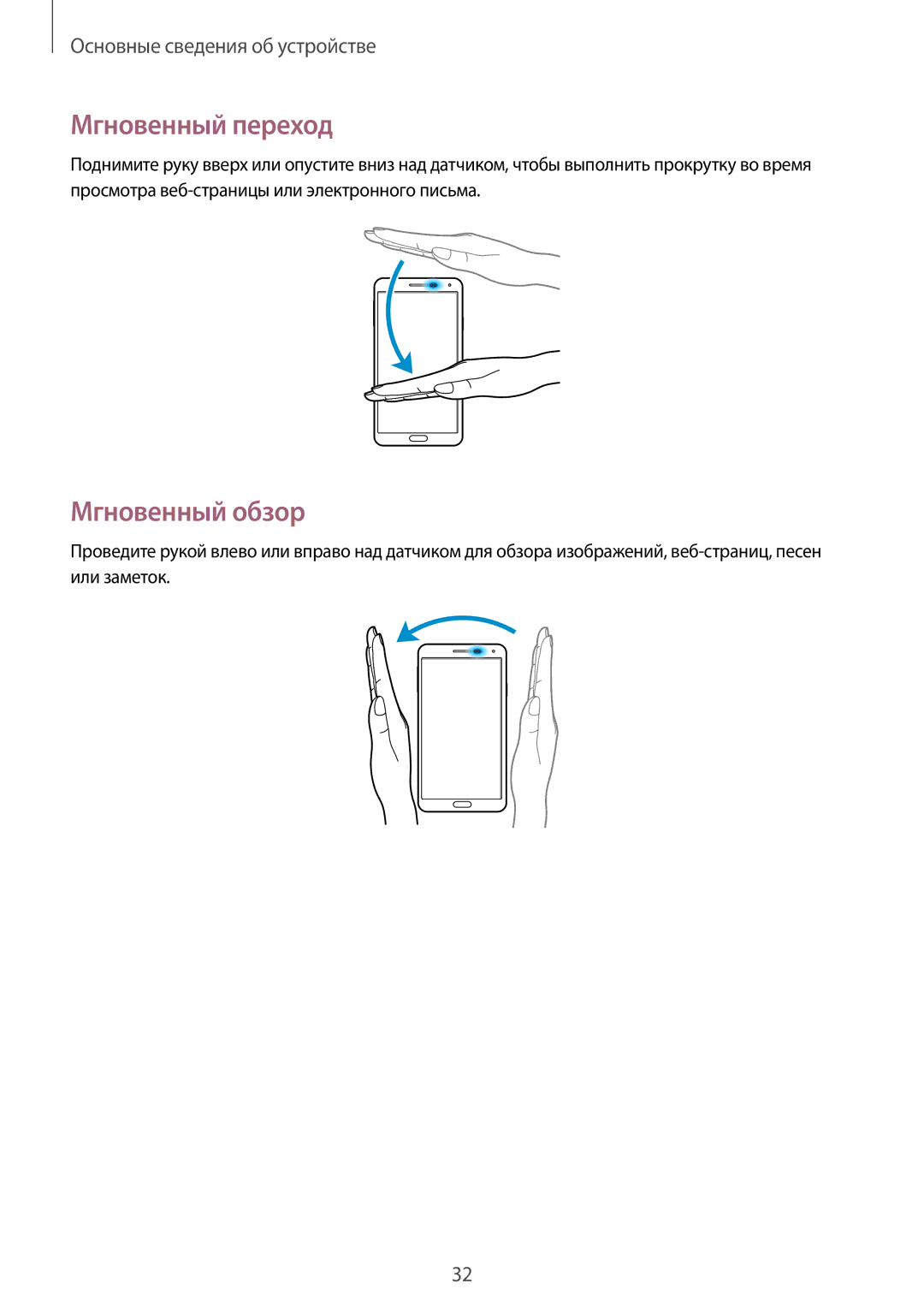 Samsung SM-N9005ZKESEB, SM-N9005ZWESEB, SM-N9005WDESEB, SM-N9005BDESER, SM-N9005ZKESER Мгновенный переход, Мгновенный обзор 