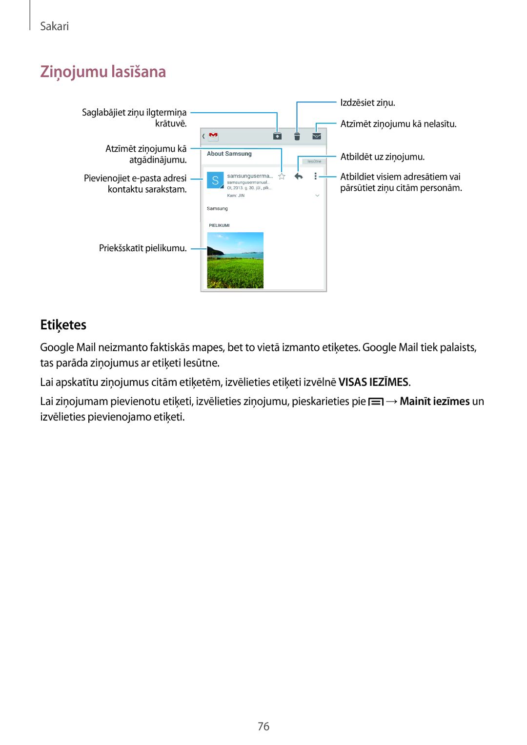 Samsung SM-N9005ZWESEB, SM-N9005ZKESEB, SM-N9005WDESEB manual Etiķetes 