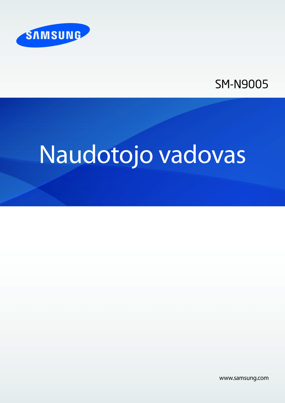 Samsung SM-N9005ZWESEB, SM-N9005ZKESEB, SM-N9005WDESEB manual Naudotojo vadovas 