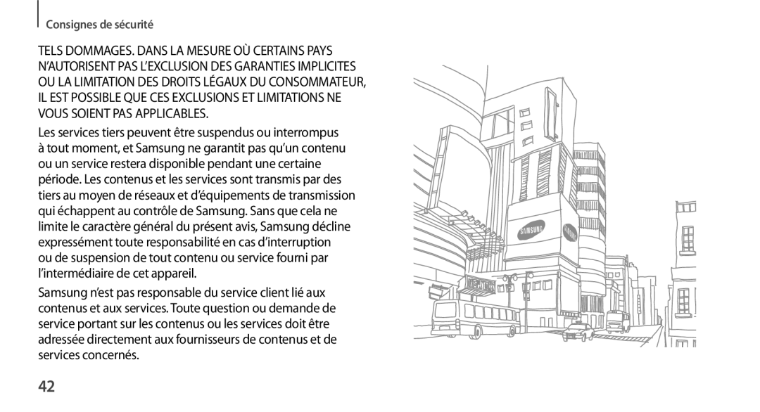 Samsung SM-N9005ZWESFR, SM-N9005ZKEXEF, SM-N9005WDEXEF manual Les services tiers peuvent être suspendus ou interrompus 