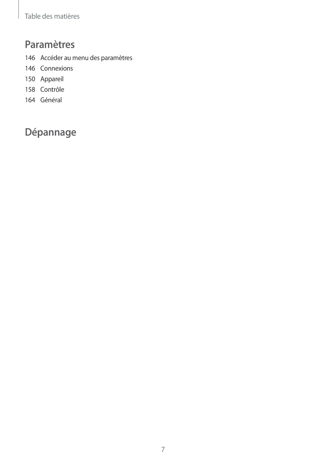 Samsung SM-N9005ZKESFR, SM-N9005ZKEXEF, SM-N9005WDEXEF, SM-N9005ZWESFR, SM-N9005ZWEFTM, SM-N9005ZKEFTM manual Paramètres 