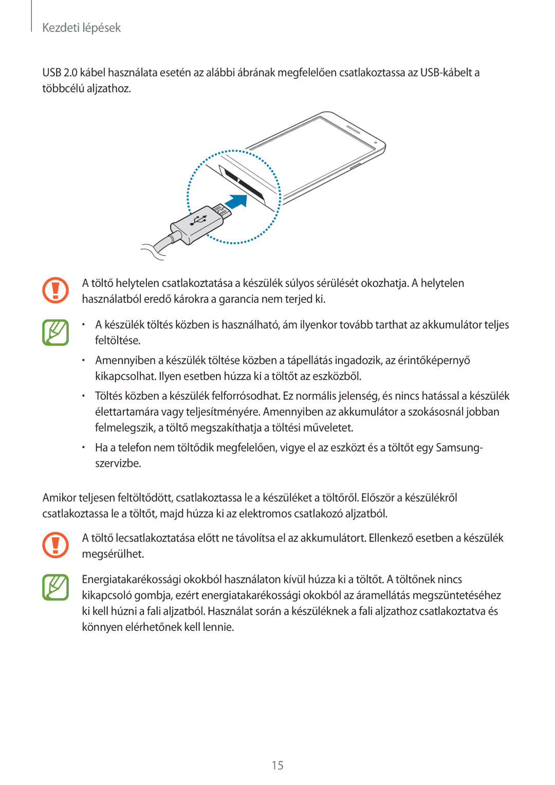 Samsung SM-N9005ZWEBGL, SM-N9005ZKEXEO, SM-N9005ZWEDBT, SM-N9005ZWEXEO, SM-N9005ZKEPRT, SM-N9005ZKEDBT manual Kezdeti lépések 