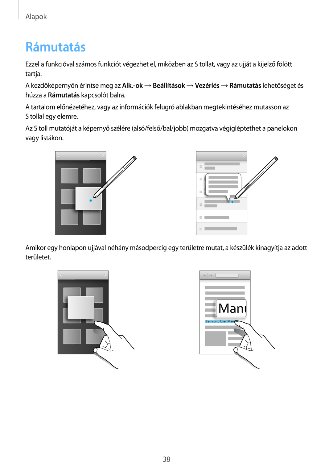 Samsung SM-N9005ZWEPAN, SM-N9005ZKEXEO, SM-N9005ZWEDBT, SM-N9005ZWEXEO, SM-N9005ZKEPRT, SM-N9005ZKEDBT manual Rámutatás 