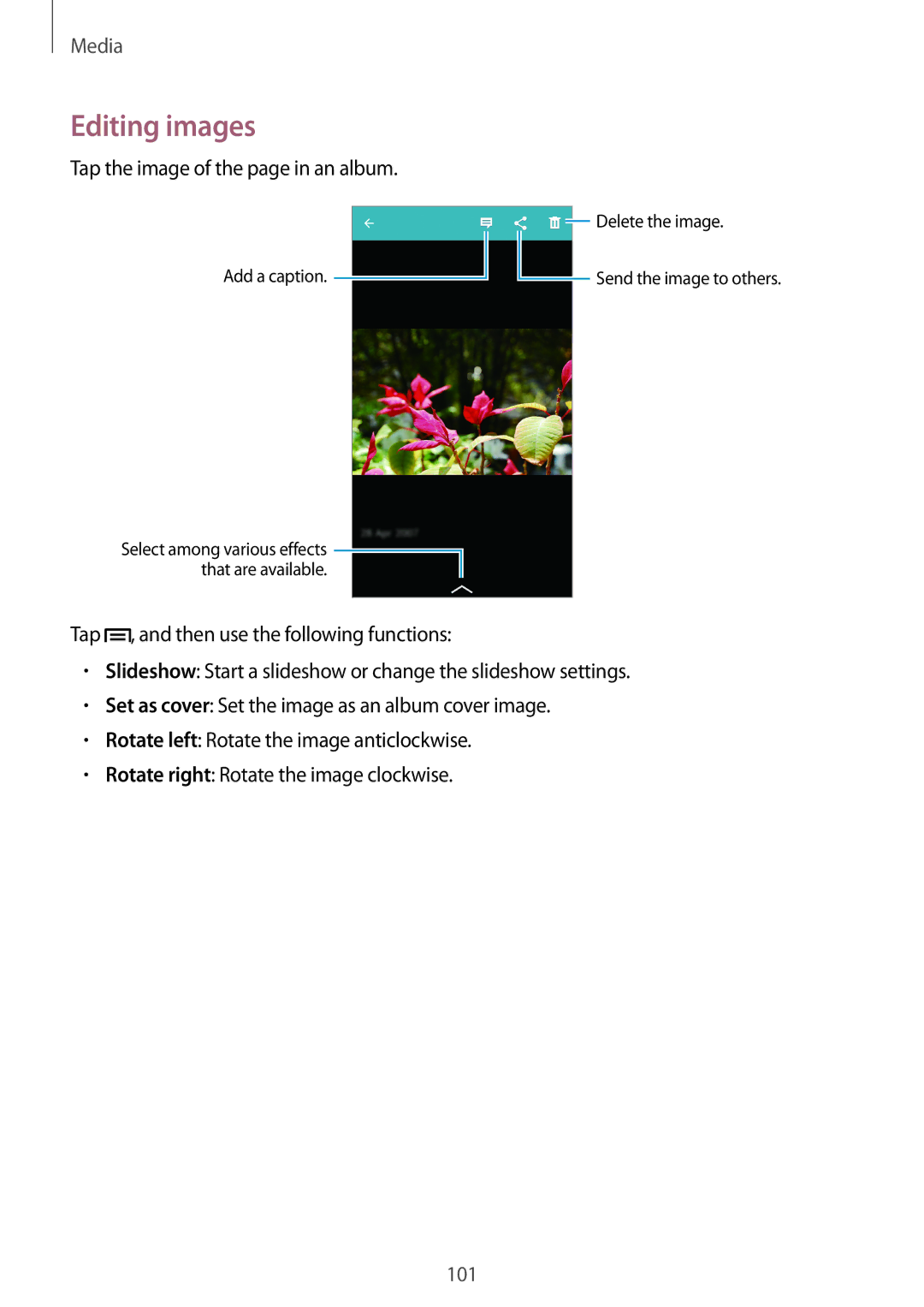 Samsung SM-N9005ZWETPL, SM-N9005ZKEXEO, SM-N9005ZWEVD2, SM-N9005ZWETMN, SM-N9005ZWETCL, SM-N9005ZWEITV, SM-N9005ZWEDBT manual 101 