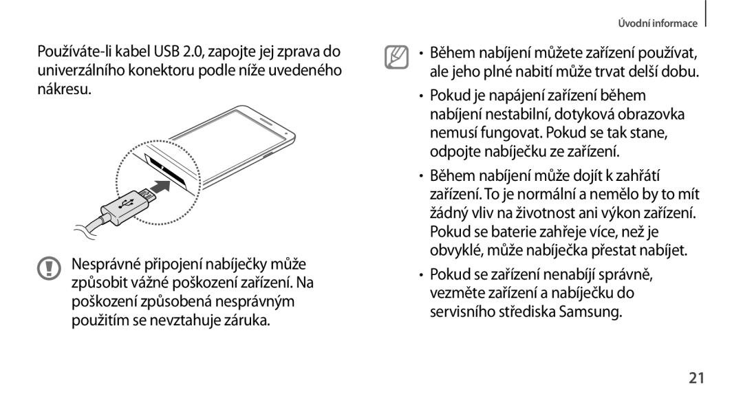 Samsung SM-N9005ZKETMZ, SM-N9005ZKEXEO, SM-N9005ZWEXEO, SM-N9005ZKEPRT, SM-N9005ZWEETL, SM-N9005ZWEATO manual Úvodní informace 