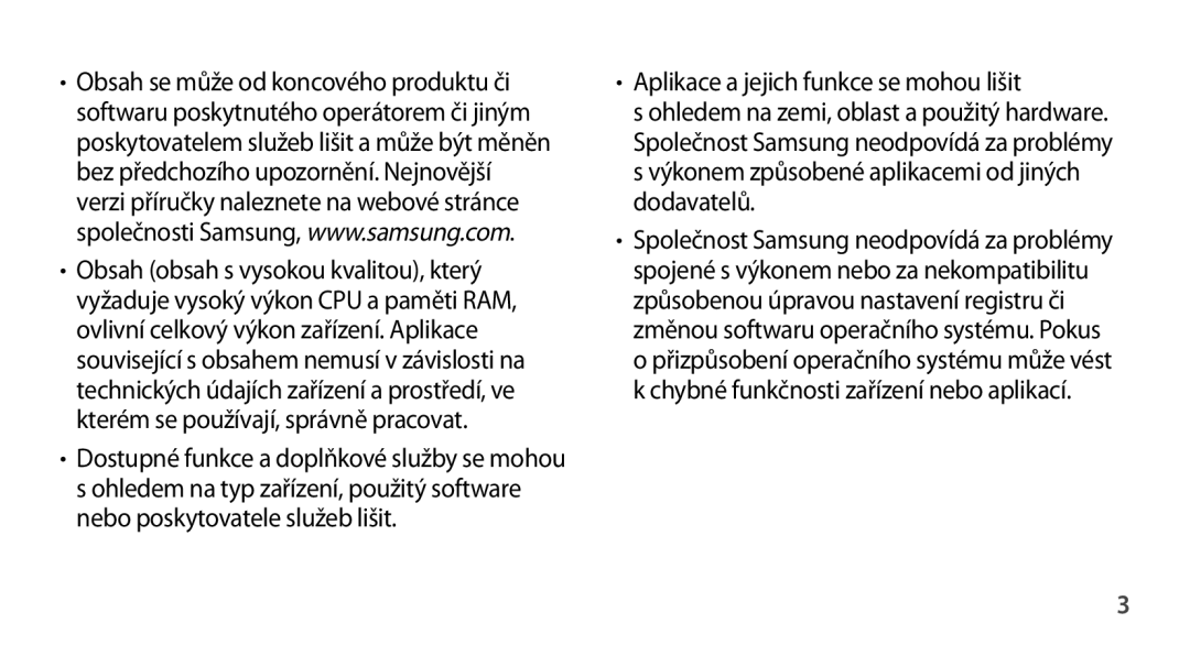 Samsung SM-N9005ZWEETL, SM-N9005ZKEXEO, SM-N9005ZWEXEO, SM-N9005ZKEPRT manual Aplikace a jejich funkce se mohou lišit 