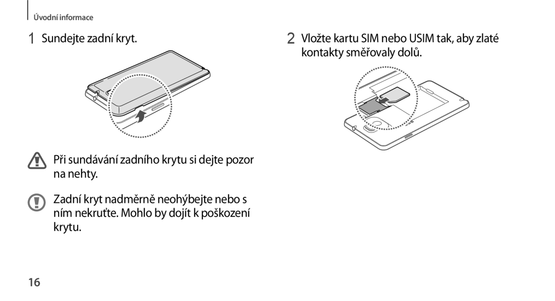 Samsung SM-N9005ZKEVDC, SM-N9005ZKEXEO, SM-N9005ZWEXEO, SM-N9005ZKEPRT, SM-N9005ZWEETL, SM-N9005ZWEATO manual Úvodní informace 